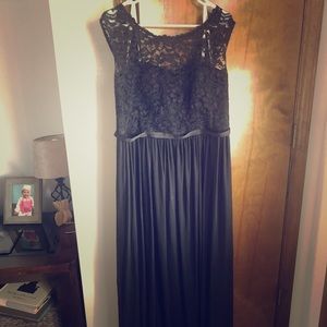 Black David’s Bridal Bridesmaid Dress